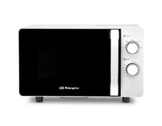 Microondas Orbegozo MI 2060 CE con 700W de Potencia y 20L de Capacidad