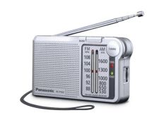 RADIO ANALOGICA CON ALTAVOZ PANASONIC RF-P150DEG-S AM/FM SINTONIZADOR ANALOGICO COLOR PLATA - Plateada