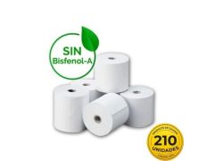 Caja de Papel Térmico 57x35 Genérico - 210U BPA | 57 x 35mm