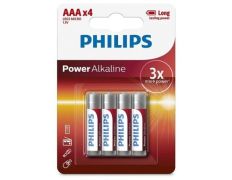 Pack de 4 Pilas AAA Philips LR03P4B/05/ 1.5V