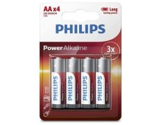 Pilas AA Philips LR6P4B/05, 1.5V, Pack de 4