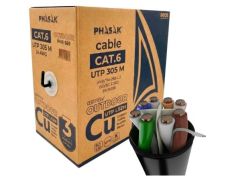Bobina de Cable RJ45 UTP Phasak PHR 669 Cat.6 de 305m