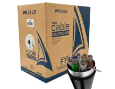 Cable Bobina Cat.6A/100m RJ45 FTP Phasak PHR 681