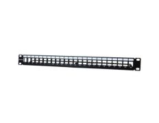 Patch Panel Phasak PA 3424 Cat.6 - 24 Puertos 1U para Gestión de Cable