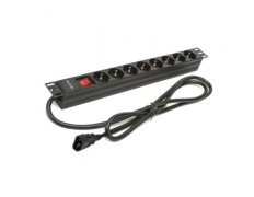 Regleta Phasak BNS 3535 con Interruptor - 8 Tomas de Corriente - Cable de 2m