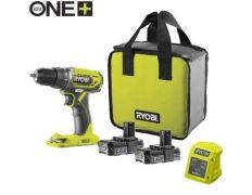 Taladro-Atornillador Sin Cable Ryobi ONE+ R18DD2-220S / 18V 2,0 Ah Baterías / Cargador 1,5 A