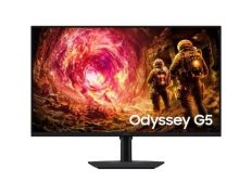 Monitor Gaming Samsung Odyssey G5 32"/ QHD/ 1ms/ 180Hz/ IPS/ Regulable en altura