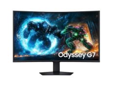 Monitor Gaming Curvo Samsung Odyssey G7 G75F 37" 4K 1ms 165Hz VA Regulable en altura