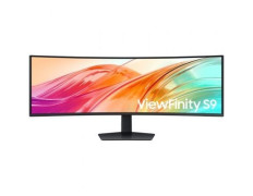 Monitor Profesional Ultrapanorámico Curvo Samsung Dual QHD 49" ViewFinity S9 S95UF - Multimedia - Ajustable en Altura