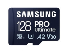 Tarjeta de Memoria Samsung Pro Ultimate 128GB microSD XC con Adaptador/ Clase 10/ 200MBs - 200MBs