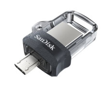 SanDisk Ultra Dual Drive m3.0 32GB USB 3.2 Negro/Plata - MicroUSB