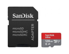 SanDisk Ultra 128GB microSD XC - Tarjeta de Memoria con Adaptador Clase 10