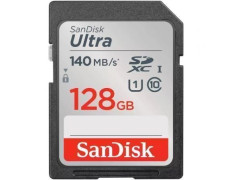 Tarjeta de Memoria SanDisk Ultra 128GB SD HC UHS-I - SDXC/ Clase 10 - 140MBs