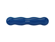 ALFOMBRILLA TECLADO SUBBLIM CRYSTAL FLEX WRIST REST AZUL OSCURO