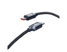Cable USB 2.0 Tipo-C Subblim Optimus/ USB Tipo-C Macho - USB Tipo-C Macho/ Hasta 60W/ 480Mbps/ 2m