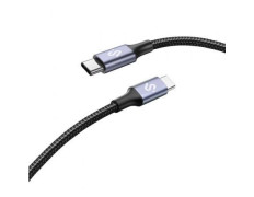 Cable USB Tipo-C Subblim Plus/ Hasta 100W/ 480Mbps/ 1m/ USB 2.0 Macho a Tipo-C Macho