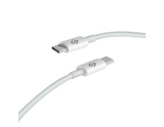 Cable USB Tipo C Subblim Plus 2.0 Macho a Macho - Hasta 100W/ 480Mbps/ 2m