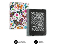 Funda para libro electrónico Subblim 1EC010 Clever Ebook Case 6" Mariposas