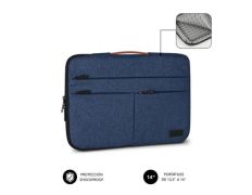 Funda Subblim Air Padding 360 Sleeve para Portátiles hasta 14" - Azul