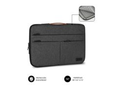 Funda Subblim Air Padding 360 Sleeve para Portátiles hasta 14" - Gris Oscuro
