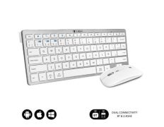 Teclado y Ratón Inalámbrico Subblim Combo Multidispositivo Compacto OCO010