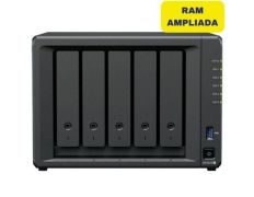 NAS Synology Diskstation DS1525+ con 5 Bahías 3.5" y 2.5" - 32GB DDR4