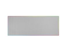 ALFOMBRILLA MARS GAMING MMP224W SUPERFICIE NANO-TEXTIL DISEÑO RAINBOW 880x330mm COLOR BLANCO - Blanca