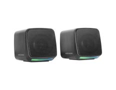 ALTAVOCES 2.0 MARS GAMING MSPRO NEGRO 10W USB + JACK CONTROL DE VOLUMEN RGB - Negros