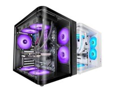 CAJA ATX SEMITORRE MARS GAMING MCCURV NEGRO CRISTAL TEMPLADO CONTINUO GPU MAX. 334mm 1x3.5 2x2.5