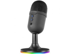 MICROFONO COMPACTO MARS GAMING MMICCX USB NEGRO DE ALTA DEFINICION 196kHz 24BITS ENC ARG BASE AJUSTA - USB 2.0