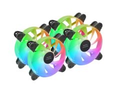 Pack 3 Ventiladores Mars Gaming MF-4A 12cm ARGB - Periféricos Gaming