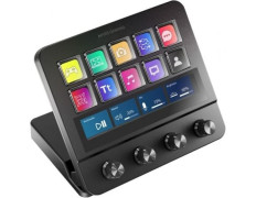 CONTROL DECK PRO MARS GAMING MSDPRO 10 TECLAS LCD PANTALLA TACIL EXTENDIDA 4 DIALES MULTIFUNCION NEG - Negro