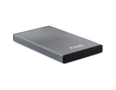 CAJA EXTERNA 2.5" USB 3.0 TOOQ TQE-2527G PARA HD HASTA 9,5MM SATA USB 3.0/3.1 GEN1 GRIS - USB 3.1