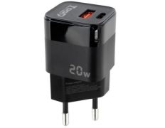 Cargador de Pared TooQ Tipo-C TQWC-QCPD20/ 1xUSB