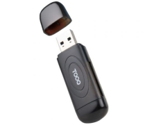 Lector de Tarjetas USB 3.0 2 en 1 Negro Tooq