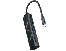 Docking USB Tipo-C Nanocable - Conectividad 2xUSB, 1xUSB Tipo-C PD, 1xHDMI, 1xRJ45 - Negro