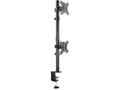Soporte de Mesa para 2 Monitores TooQ DB1233TNV-B Giratorio Inclinable