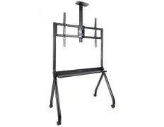 Soporte de Suelo con Ruedas para TV de 55-100" - TooQ FS20208M-B