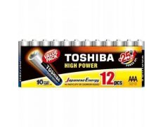 Pack de 12 Pilas AAA Toshiba High Power LR03/ 1.5V - Electrónica