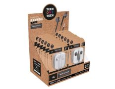 Expositor de Auriculares Tech One Tech EarTECH TEC1003 con Micrófono y Jack 3.5