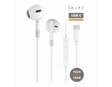 Auriculares Intrauditivos Tech One Tech earTECH TEC1301/ con Micrófono/ USB Tipo-C