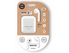 Auriculares Bluetooth Tech One Tech SIUX.2 TEC1402 - Autonomía 6h con Estuche de Carga