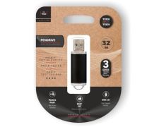 Pendrive 32GB Tech One Tech Basic USB 2.0 - Negro