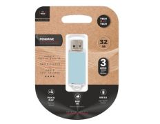 Pendrive 32GB Tech One Tech Basic USB 2.0 - Azul Cielo