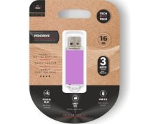 Pendrive 16GB Tech One Tech Basic USB 2.0 - Púrpura Claro