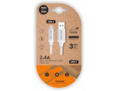 Cable USB 2.0 Tech One Tech TEC2006/ USB Tipo-C Macho - USB Macho/ 480Mbps/ 1m
