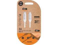 Cable USB Tipo-C Tech One Tech TEC2204 - 1m (480Mbps, Hasta 20W)