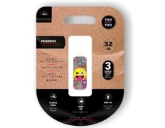 Pendrive Tech One Tech 32GB Emoji Guiño USB 2.0