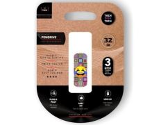 Pendrive 32GB Tech One Tech Emoji USB 2.0 meparto