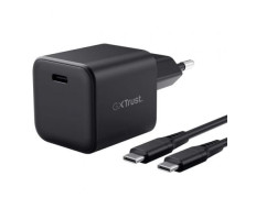 Cargador de Pared GaN Trust Gaming GXT 1258 Switch 2 con 1xUSB Tipo-C - Incluye Cable USB Tipo-C